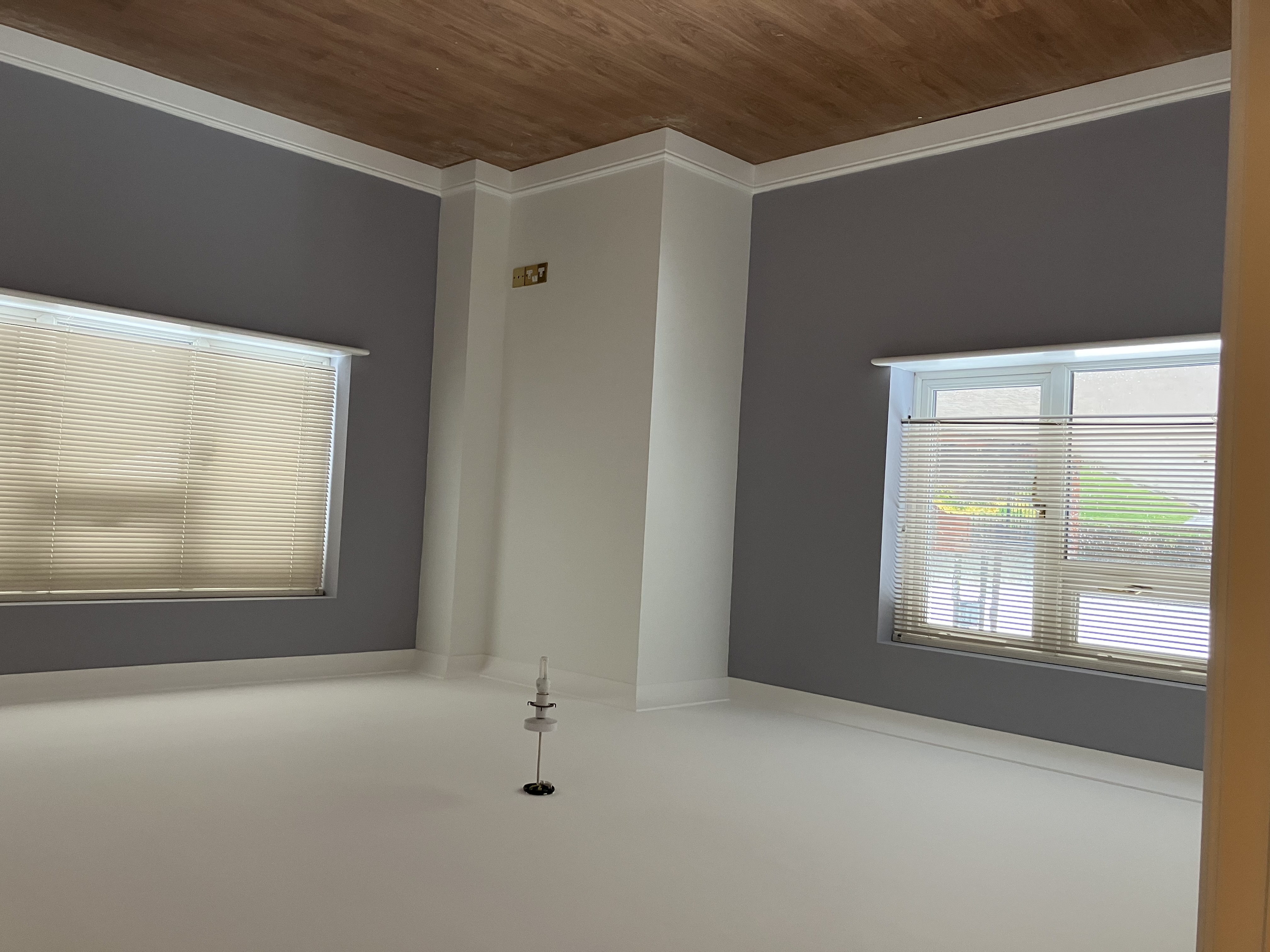 Grey living room finished